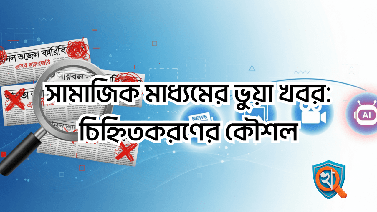 সামাজিক মাধ্যমের ভুয়া খবর: চিহ্নিতকরণের কৌশল
